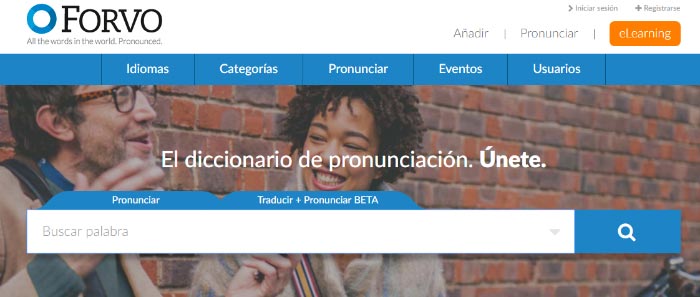 Forvo Pronuntiation Spanish